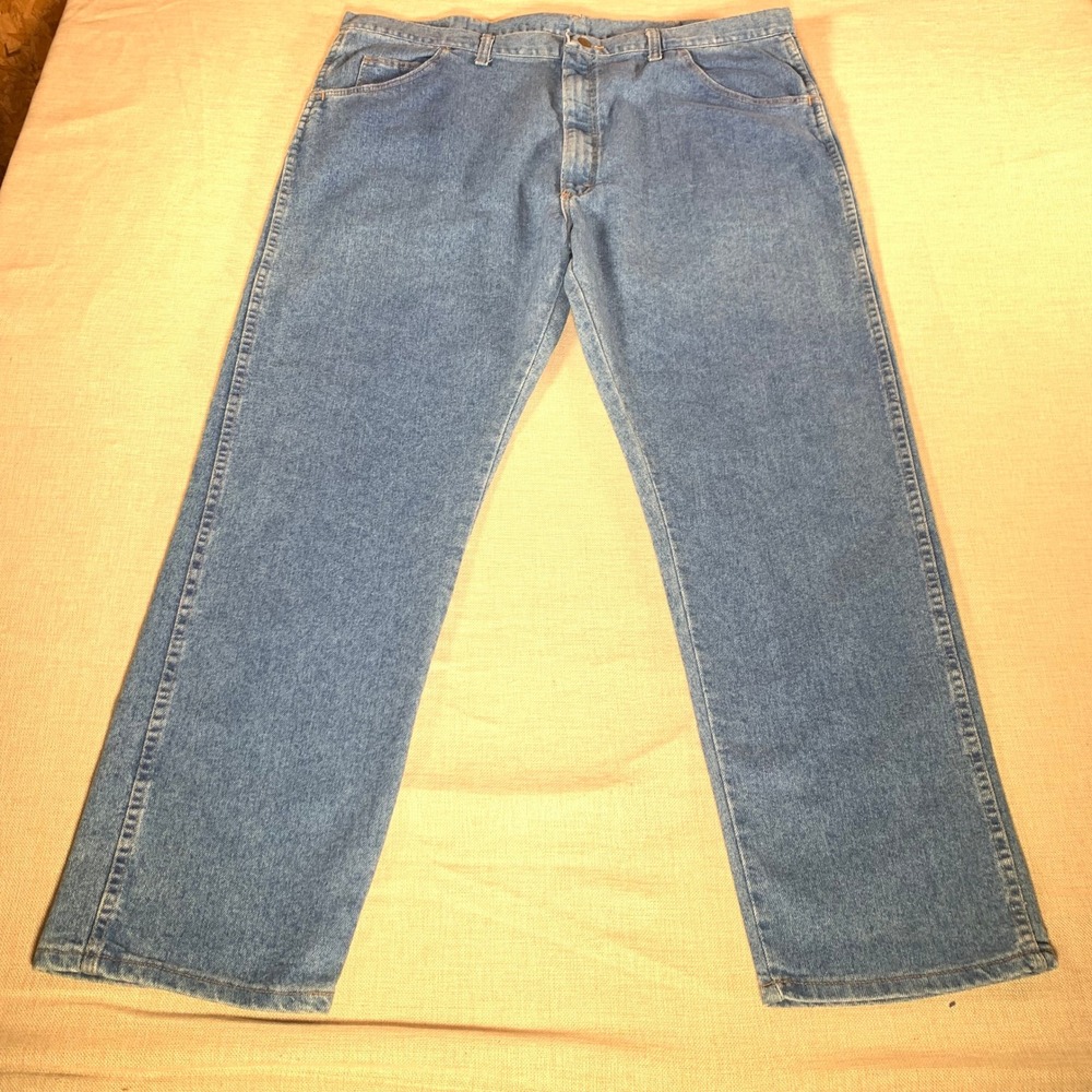 Vintage Made in USA Wrangler Jeans 42x30 Fit. 40x29 Stretch Classic Fit - Picture 2 of 10